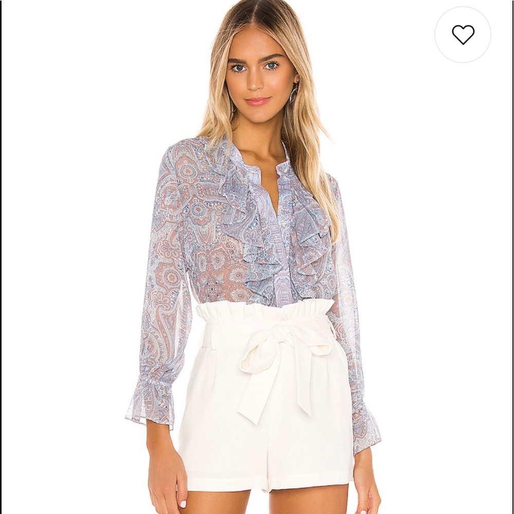 MISA Los Angeles REVOLVE Lillie Top in Washed Tile